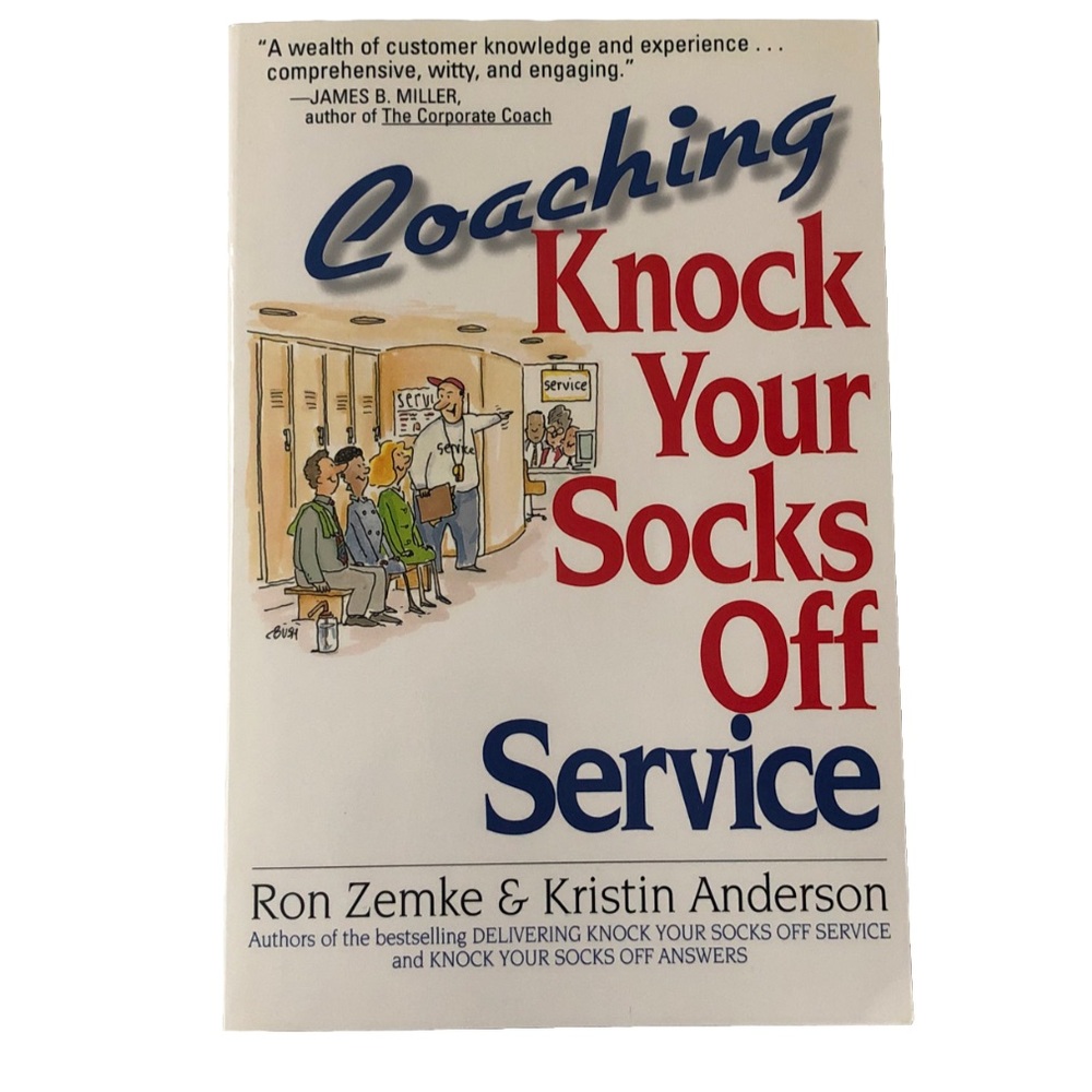 Coaching Knock Your Socks Off Service Ron Zelle Kristin Andersen trade paperback